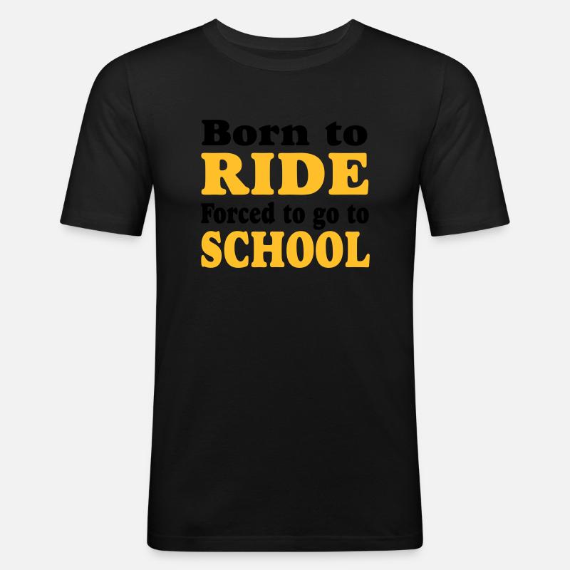 ride - Men's Slim Fit T-Shirt - black