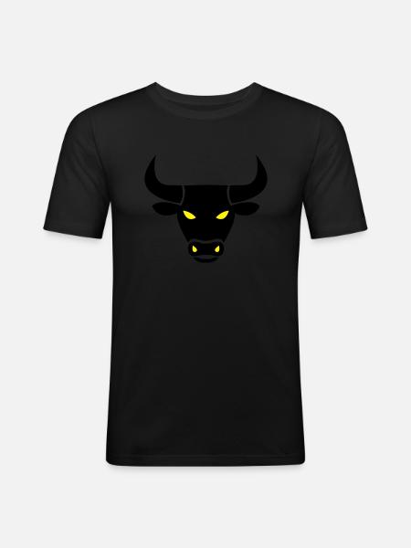 stier_002 - Men's Slim Fit T-Shirt - black