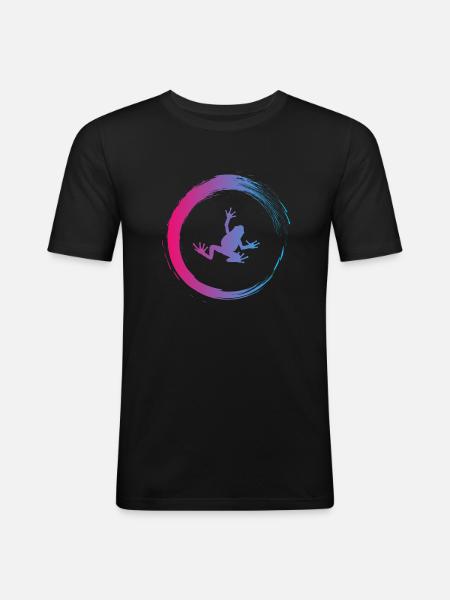 frog - Men's Slim Fit T-Shirt - black