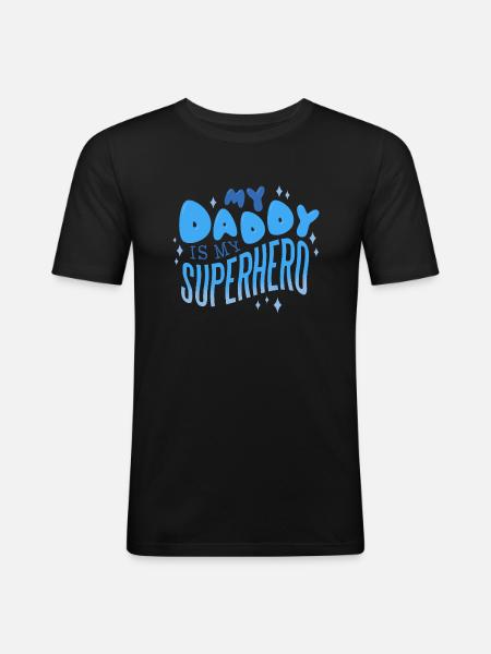 My Daddy - T-shirt près du corps Homme - noir