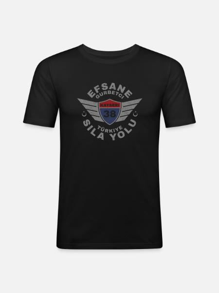 Kayseri - Men's Slim Fit T-Shirt - black