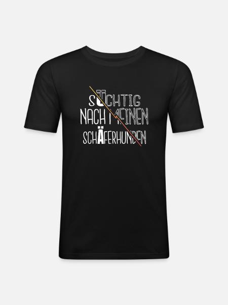 astronomy lovers joke statement gift - Männer Slim Fit T-Shirt - Schwarz