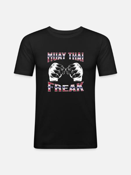 Muay Thai Boxing Muay Thai - Men's Slim Fit T-Shirt - black
