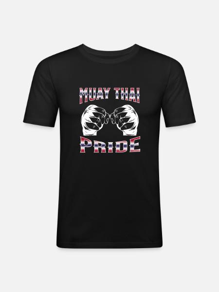 Muay Thai Boxing Muay Thai - Men's Slim Fit T-Shirt - black