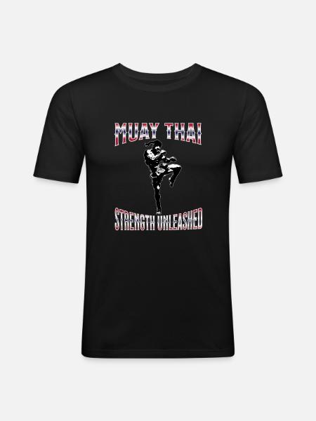 Muay Thai Boxing Muay Thai - Men's Slim Fit T-Shirt - black