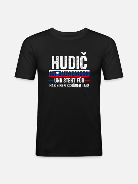 Slovenians Slovenia - Men's Slim Fit T-Shirt - black