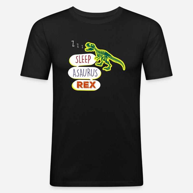 Sleepasaurus Rex Magical About The Beyond - Men's Slim Fit T-Shirt - black
