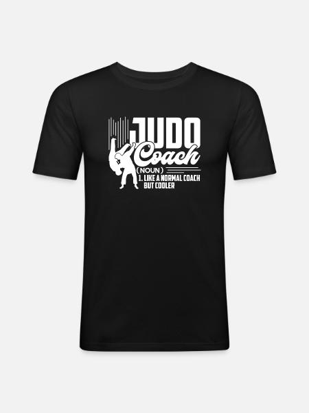 Judo Judo Coach Definition - Men's Slim Fit T-Shirt - black