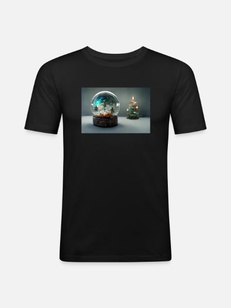 Christmas 11 - Men's Slim Fit T-Shirt - black