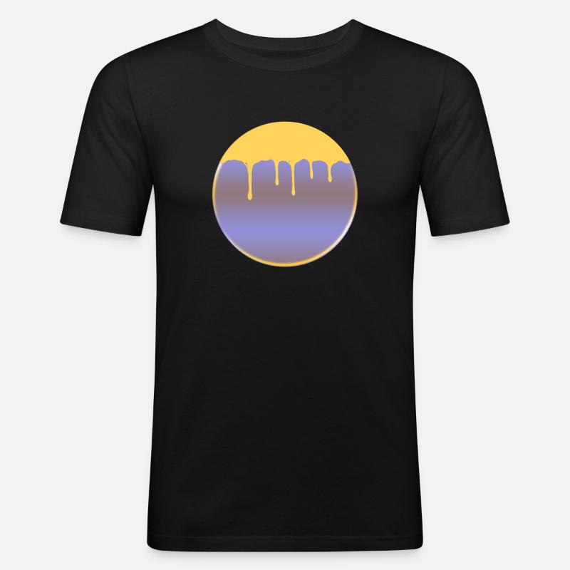 Es läuft - Männer Slim Fit T-Shirt - Schwarz