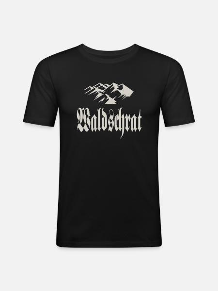 Waldschrat - Men's Slim Fit T-Shirt - black