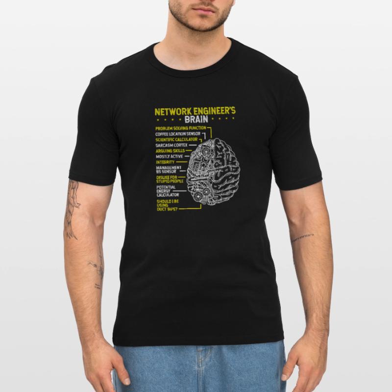 Network Engineer Networking Network Engineering Männer Slim Fit T-Shirt