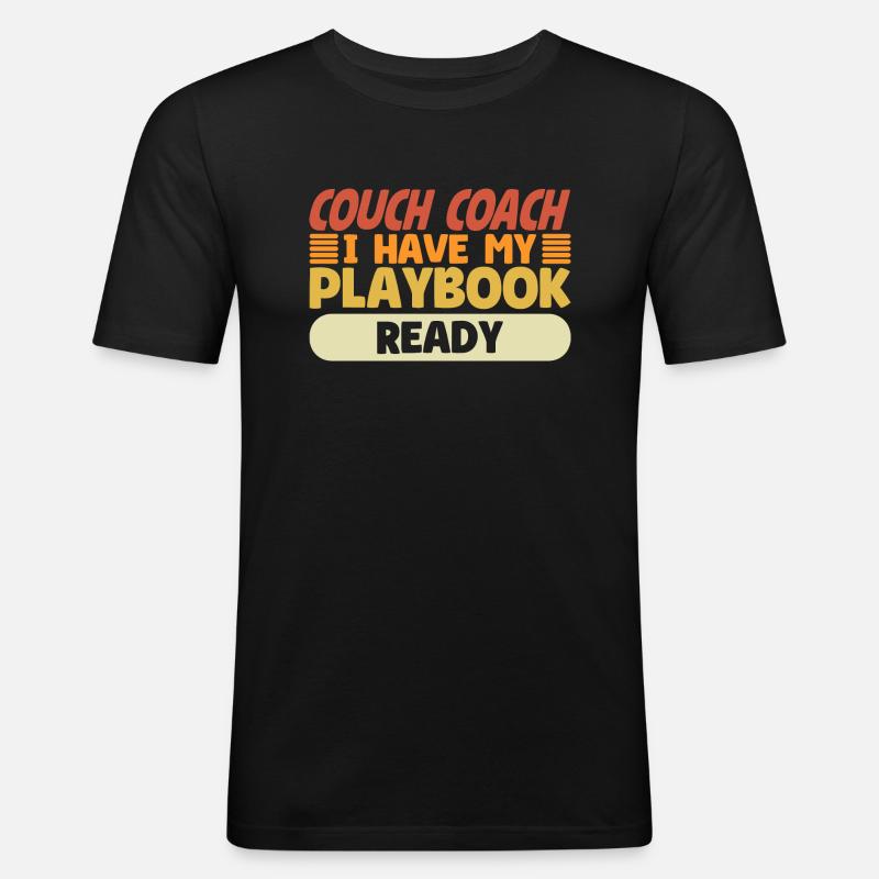 Coach Character Builder Attitude - Men's Slim Fit T-Shirt - black