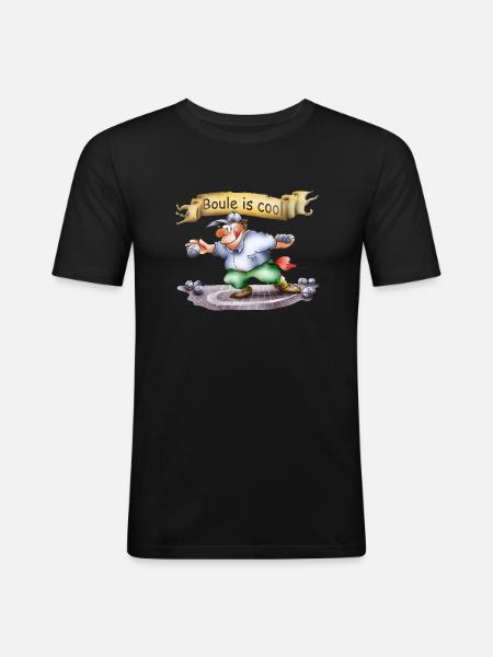 Boule - Männer Slim Fit T-Shirt - Schwarz