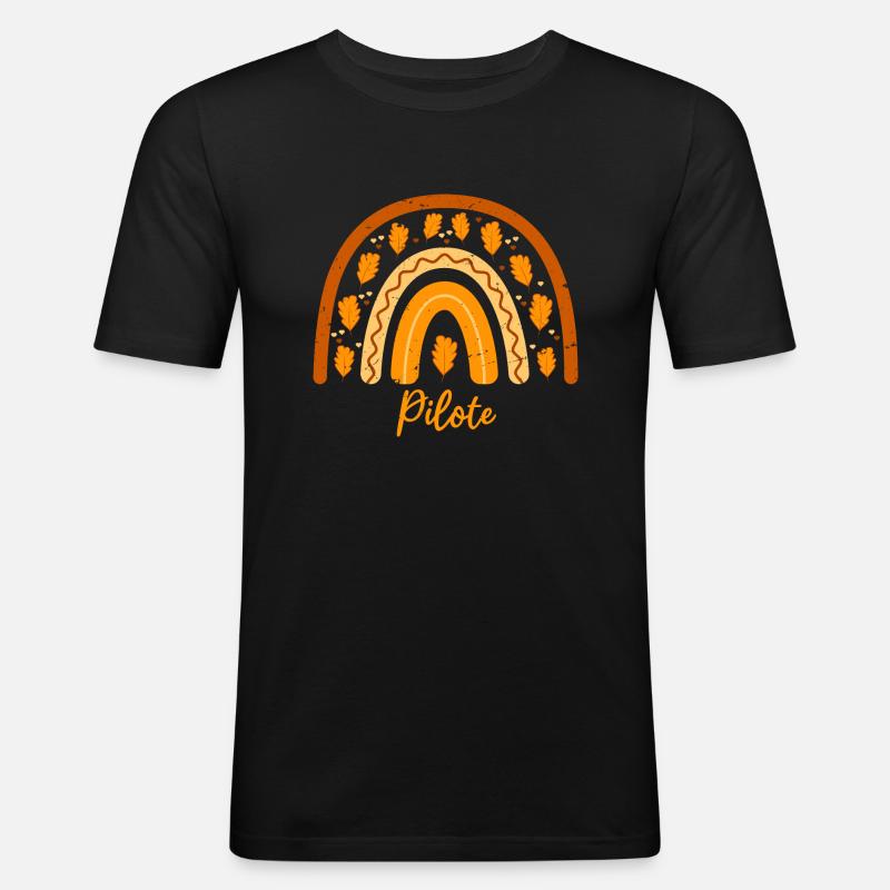 Zum besten Fahrer gewählt | Pilot-Geschenkidee - Männer Slim Fit T-Shirt - Schwarz
