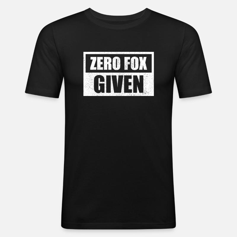 Zero Fox Given - Men's Slim Fit T-Shirt - black