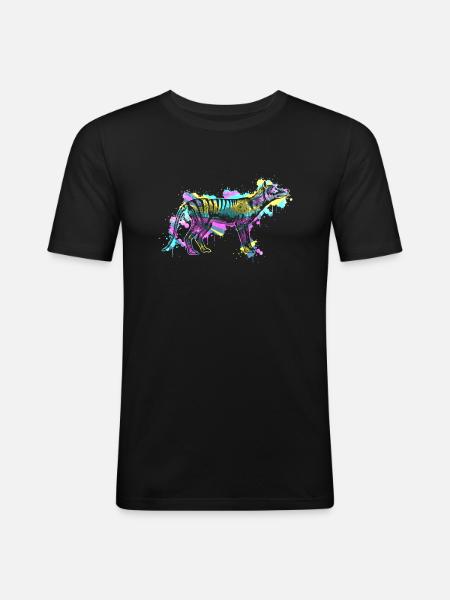 Thylacine - Men's Slim Fit T-Shirt - black