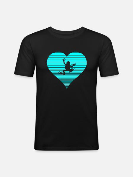 frog - Men's Slim Fit T-Shirt - black