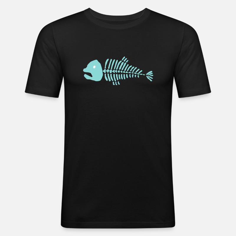 bonefish - Men's Slim Fit T-Shirt - black