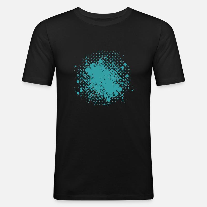 Vector background eu - Men's Slim Fit T-Shirt - black