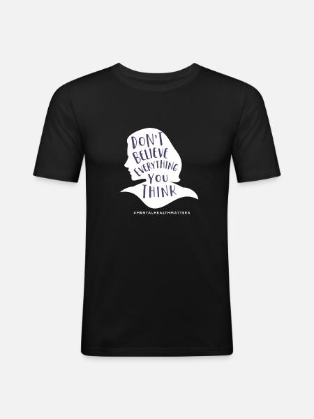 Mental Health - Men's Slim Fit T-Shirt - black