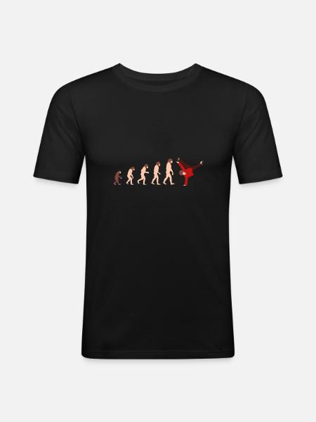 Evolution Breakdance Funny gift idea - Men's Slim Fit T-Shirt - black
