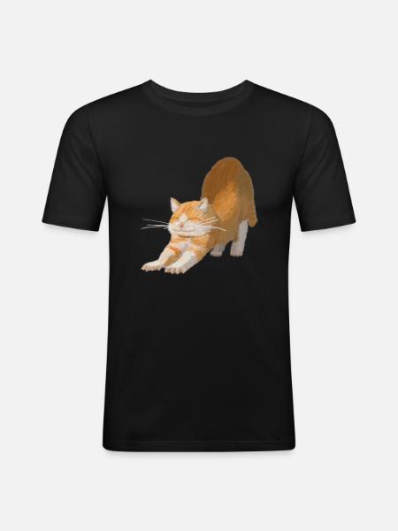 Red Cat - Men's Slim Fit T-Shirt - black