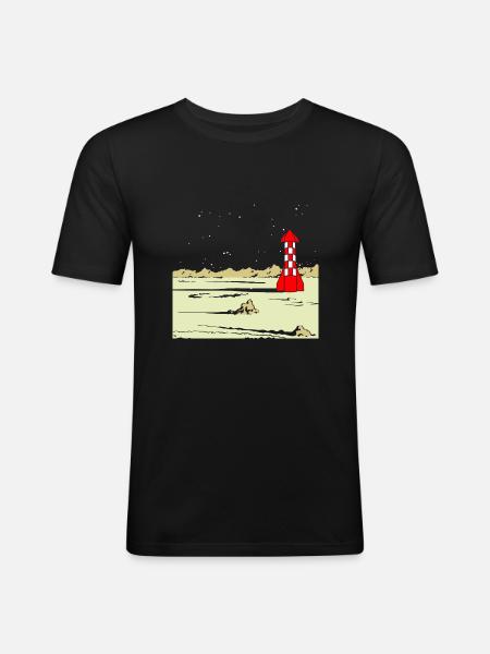 Starship - Men's Slim Fit T-Shirt - black