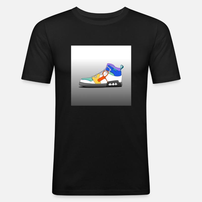 Baskets - NFT Design - T-shirt près du corps Homme - noir