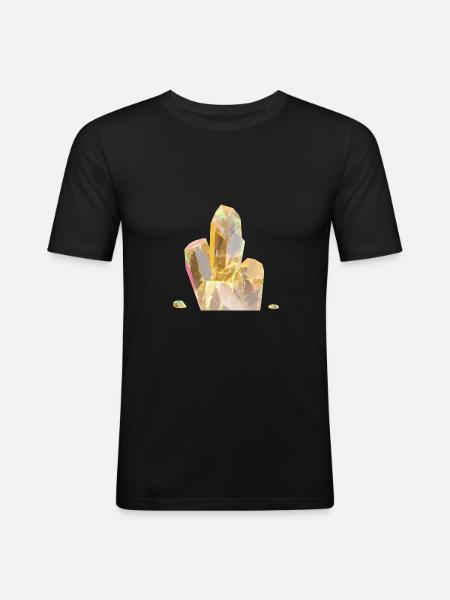 Crystal - Men's Slim Fit T-Shirt - black