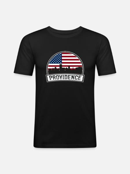 Providence - Men's Slim Fit T-Shirt - black