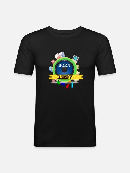 1997 - Men's Slim Fit T-Shirt - black