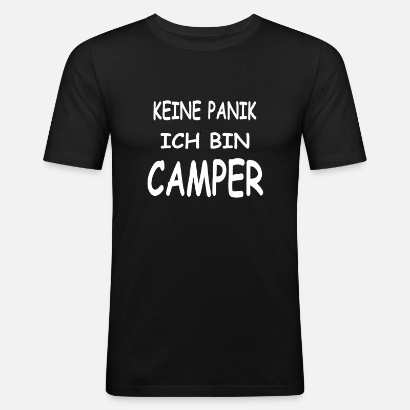 Camper - Männer Slim Fit T-Shirt - Schwarz