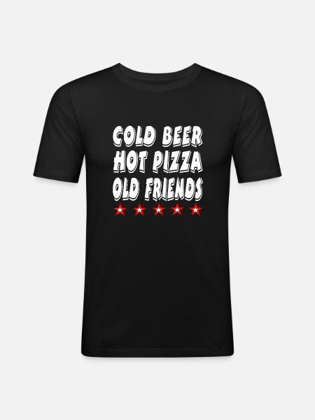 Beer - Men's Slim Fit T-Shirt - black