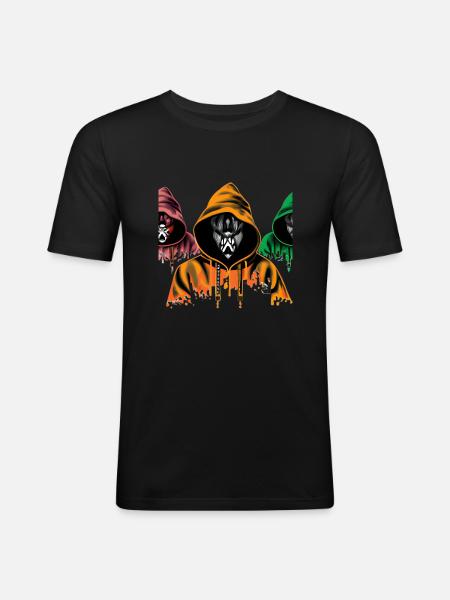 Hood - Men's Slim Fit T-Shirt - black
