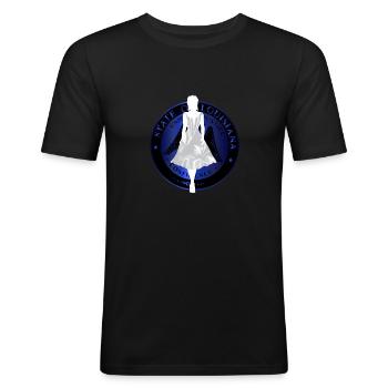 Cajun Königin - Männer Slim Fit T-Shirt - Schwarz - Vorne - Nik (191cm)