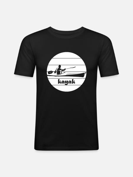 Kayak Water Sports - Men's Slim Fit T-Shirt - black