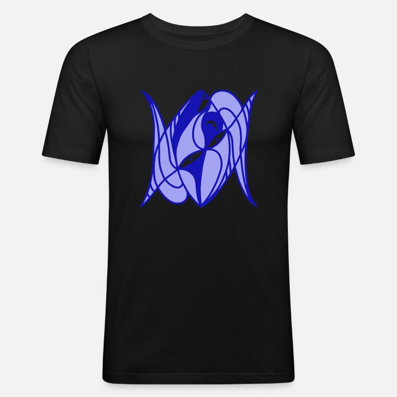 Metamorphose. Evolutionäre Verwandlung - Männer Slim Fit T-Shirt - Schwarz
