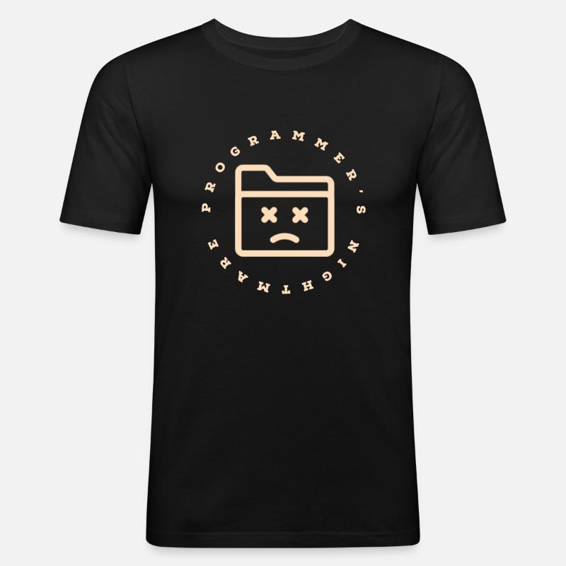 Programmer's Nightmare - Men's Slim Fit T-Shirt - black