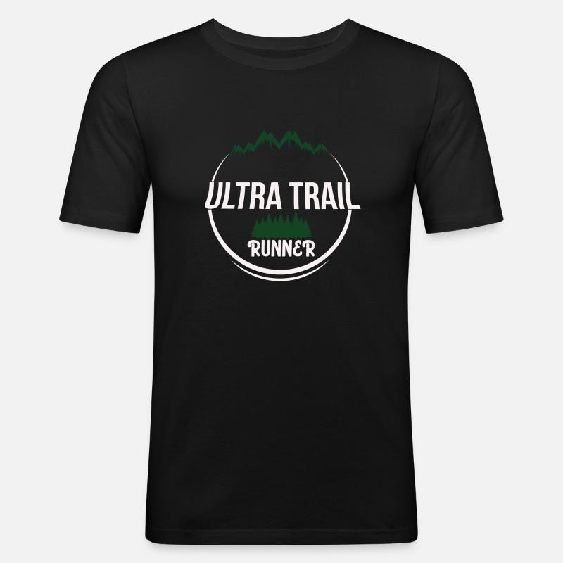 Conception Ultra Trail Runner - T-shirt près du corps Homme - noir