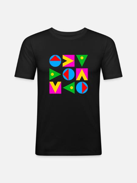 Groovie Chick T-Shirt - Männer Slim Fit T-Shirt - Schwarz
