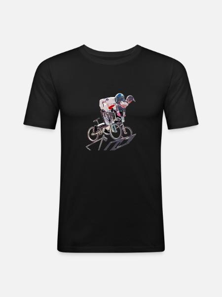 BMX - Men's Slim Fit T-Shirt - black