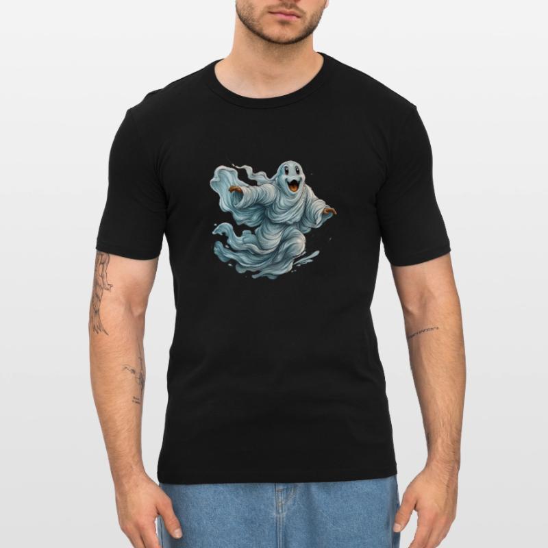 Guter Geist, oder böser Geist? Männer Slim Fit T-Shirt