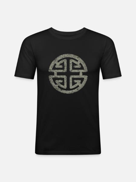 Dragon - Chinese Symbol - Horoscope - Men's Slim Fit T-Shirt - black