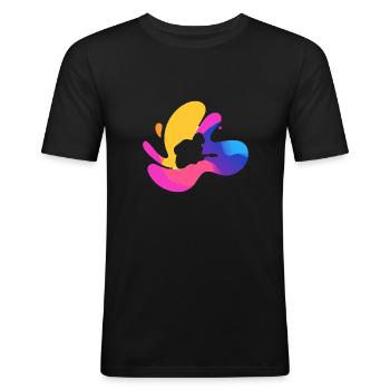 Guitar Bassist - Men's Slim Fit T-Shirt - black - Front - Nik (191cm)