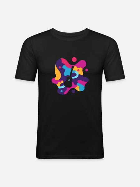 Bassist Guitarist - Men's Slim Fit T-Shirt - black