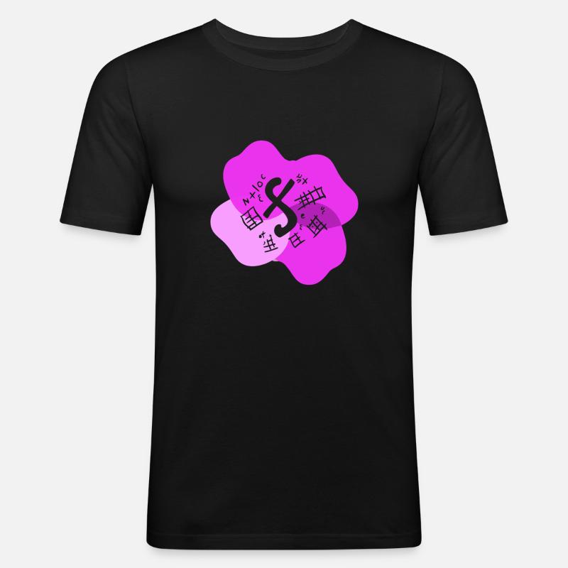Calculating the problem - Men's Slim Fit T-Shirt - black