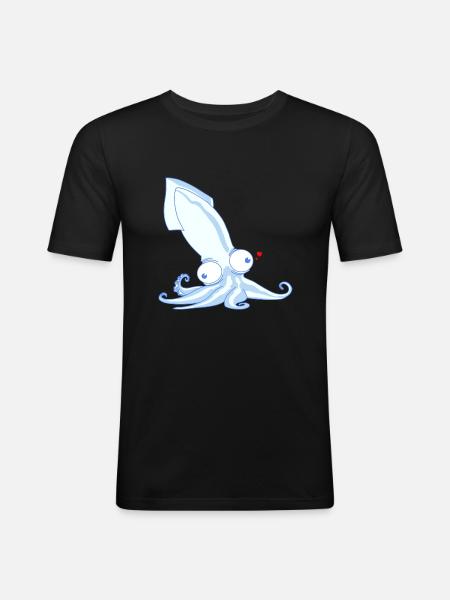 Octopus - Men's Slim Fit T-Shirt - black
