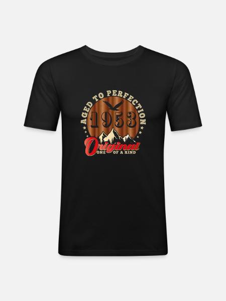 Iconic 1953 Anniversary - Men's Slim Fit T-Shirt - black