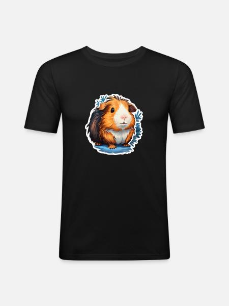 Meeri Pig - Men's Slim Fit T-Shirt - black